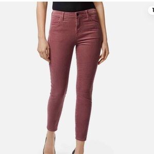 J Brand Alana High Waist Ankle Skinny Corduroy Pants